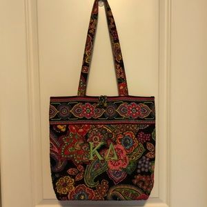 Kappa Delta embroidered Vera Bradley tote bag